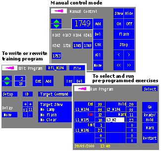 AM-100 sample screens